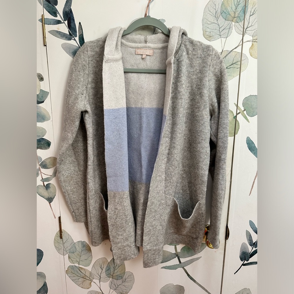 Benedetta B Merino & Cashmere Blend
Open Cardigan